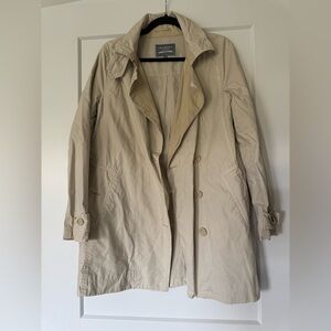 New Haven Women's Tan Trench Coat 100% Cotton